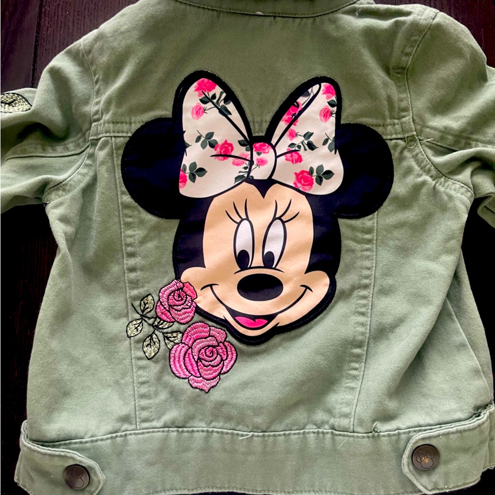 Minnie Mouse Cargo Green Jacket